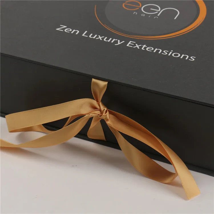 luxury black gift cardboard box soft touch packaging