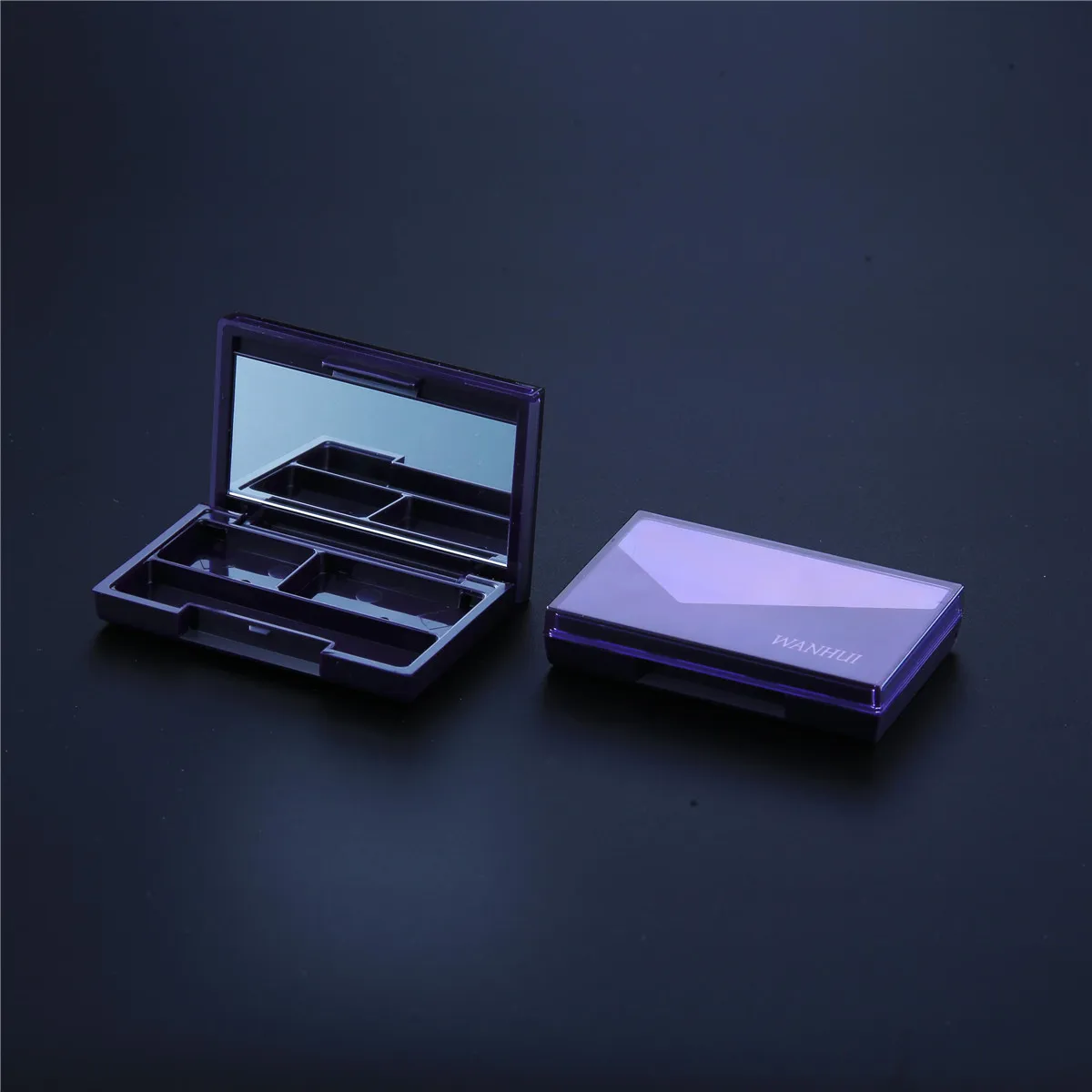 Новинка 2019, лидер продаж, пустая цветная зеркальная упаковка теней для век на заказ
