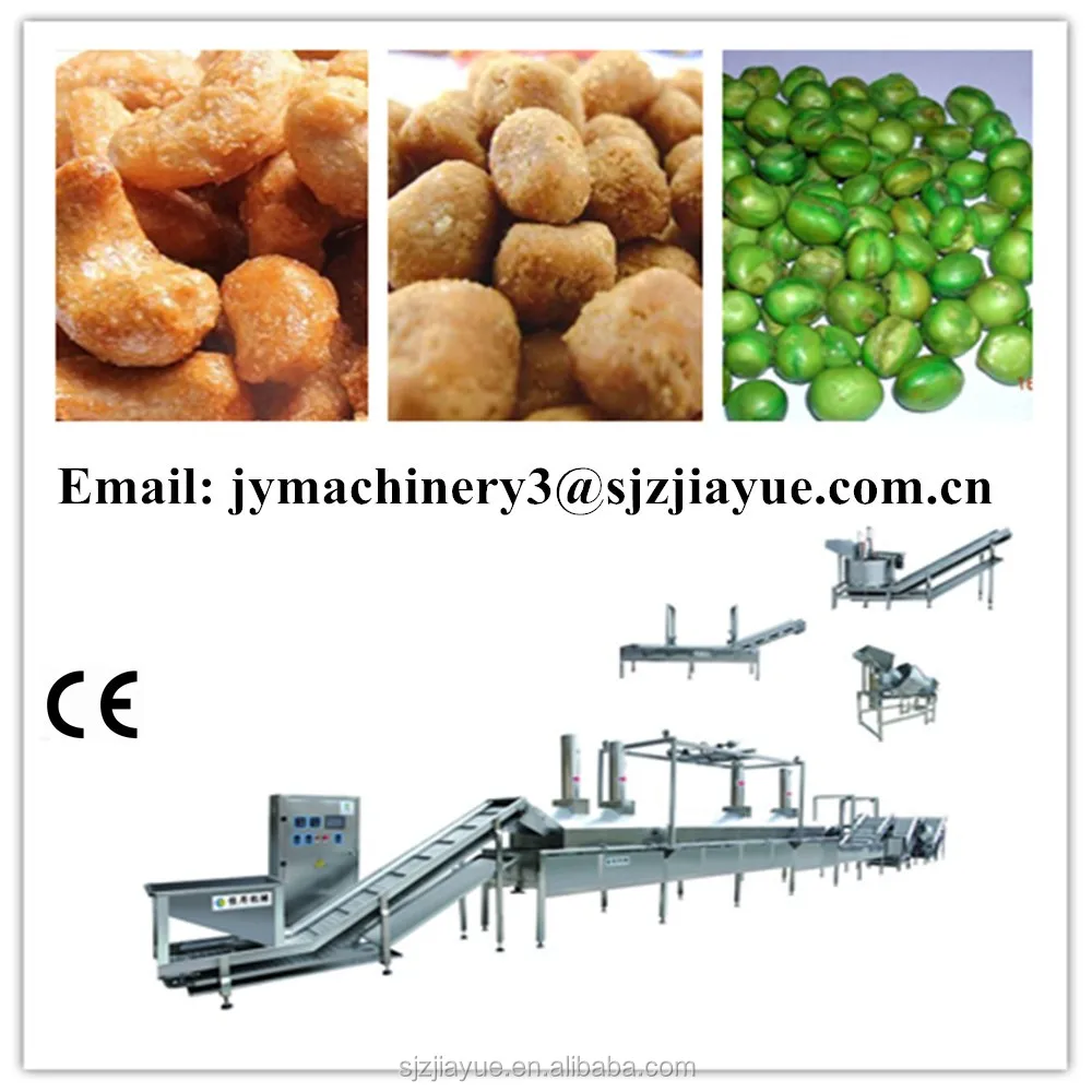 
1000KG Continuous Belt Oil Frying Machine For Peanuts Cashew Nuts Almonds 