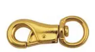 Solid Brass Snap Hook/Solid Brass Ring Lobster Clasp
