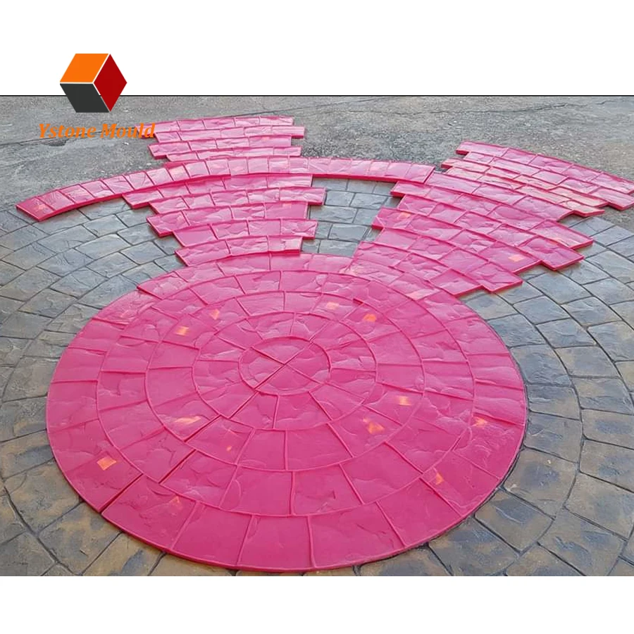 PU material concrete roller stamp