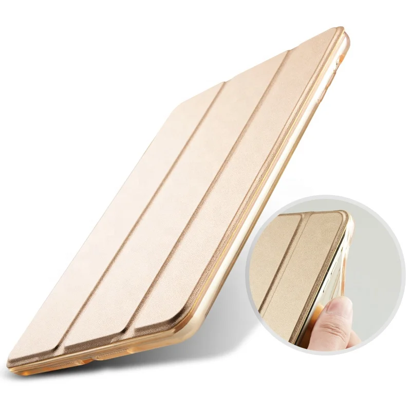 Transparent Hard PC+ Soft TPU edge tablet cover case for iPad 9.7 inch iPad 5 2017, iPad 6 2018