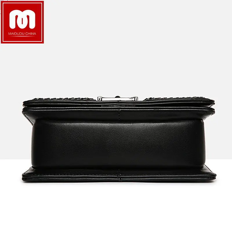 
Maidudu designer new Fashion ladies genuine leather handbags for women famous brands factory price MOQ3 