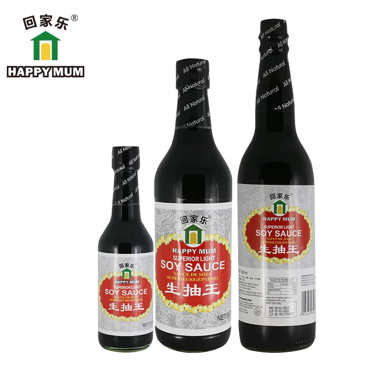 Hot Selling Oriental 150ML BRC Chinese Glass bottled steamed Wholesale Light Soy Sauce