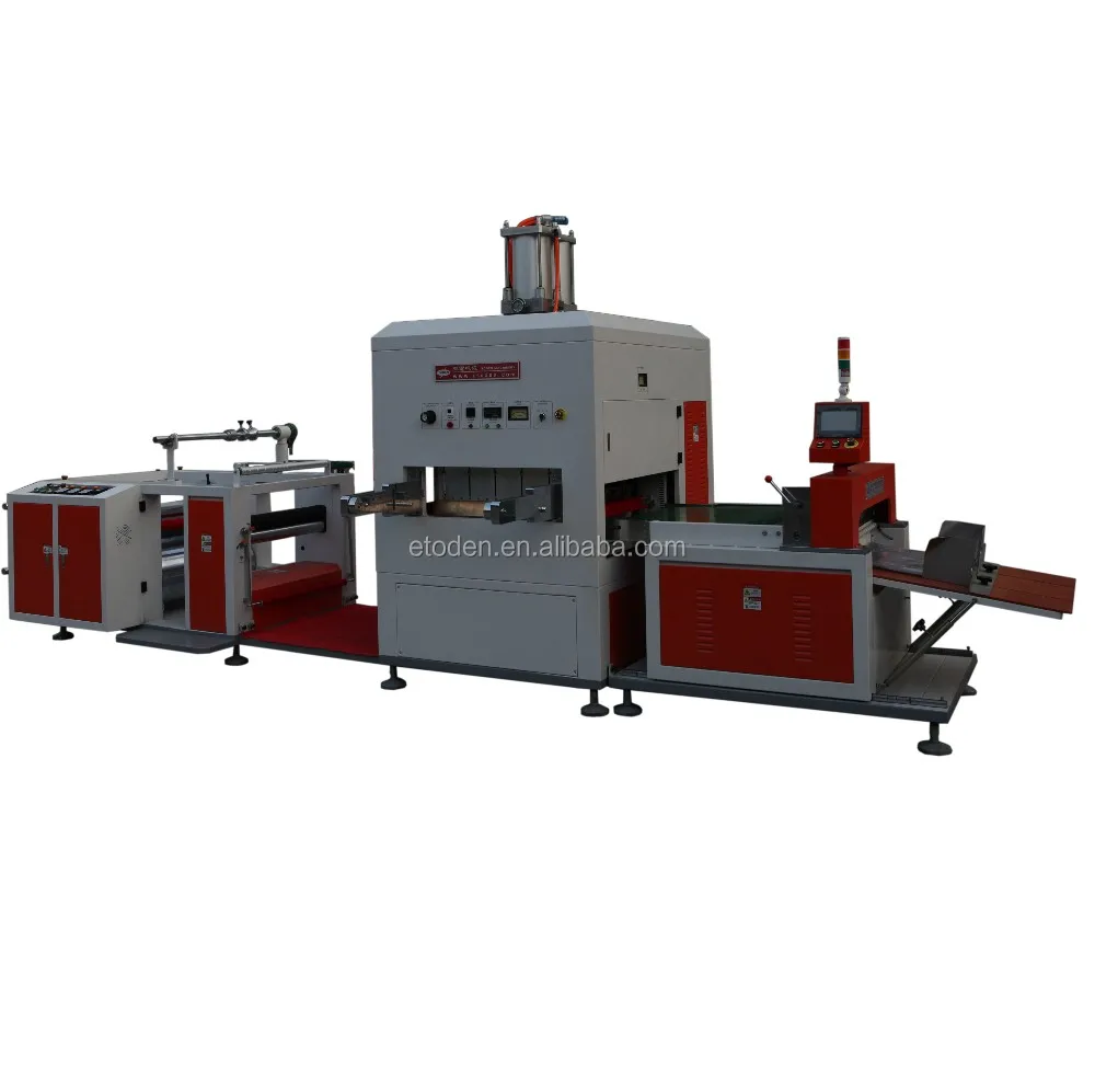 Automatic High Frequency  die cut APET roll rigid film Machine,APET boxes shape automatic die cut Machine,Toden Factory