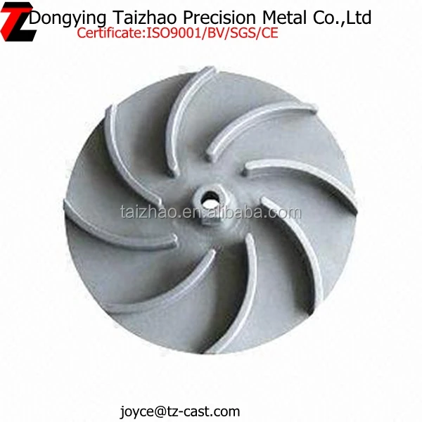 Customized high precision pump impeller for water pumps