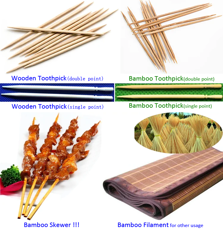 Hot Selling Factory Price Bamboo/Wooden Skewer/Toothpick Making Machine
