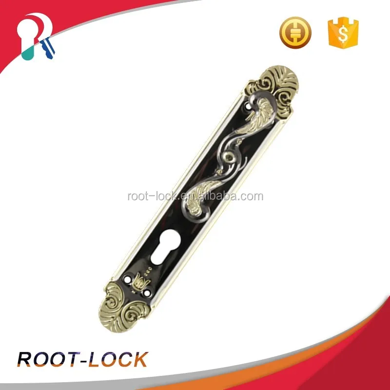 Antique brass drawer handle with pull handle