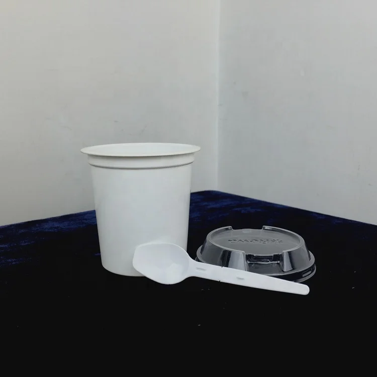 
100ml Disposable Plastic Beverage Yogurt pp Cup with Logo Printing 