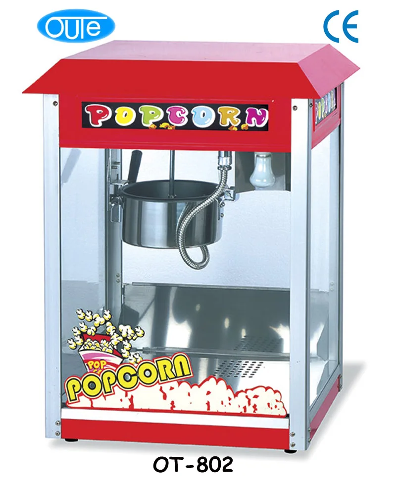 High quality commercial automatic Electric counter top 16-Oz popcorn packaging machine with popcorn popper(OT-166)