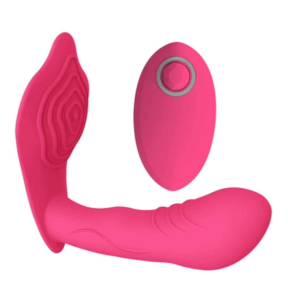 
USB Rechargeable 10 Speeds Vibration Vagina And Clitoris Stimulation Remote Wireless Wearable Vibrator 