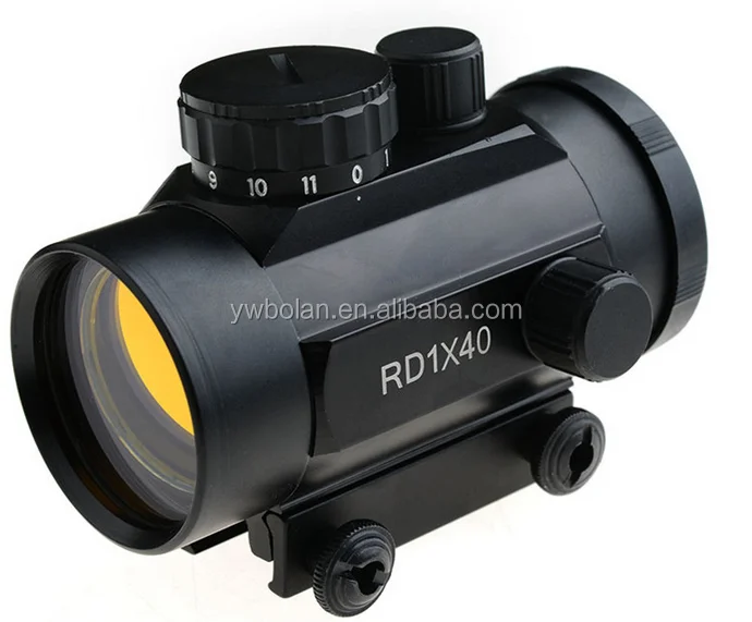 1X40  holographic red dot sight With 11mm/20mm Picatinny Weaver Rail Mount  tactical red dot laser sight