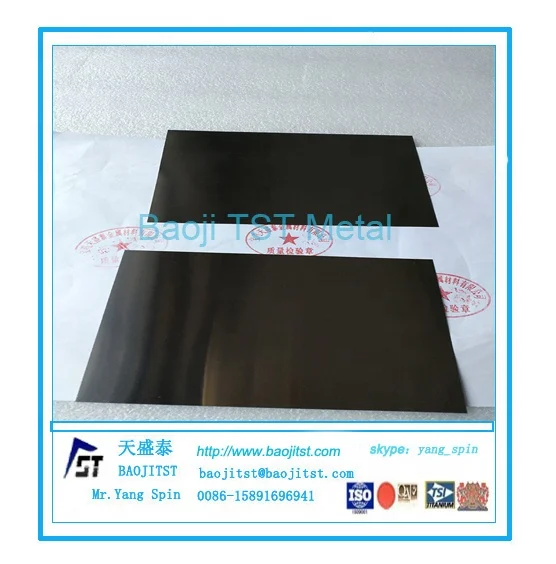 Gr7 Titanium Alloy Plate Ti-0.12%--0.25%Pd Plate ASTM B265
