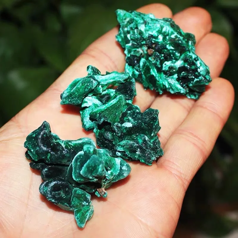 High Quality  Natural Rock High Quality Malachite Crystal Rough Stones For Sale