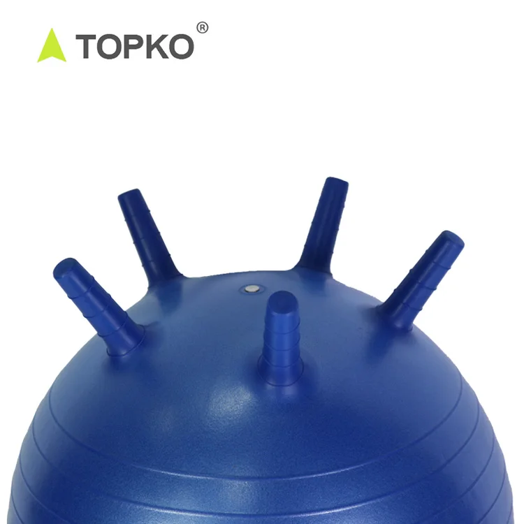 Оптовая продажа тренажерный зал TOPKO с принтом логотипа мяч для йоги фитнес-мяч
