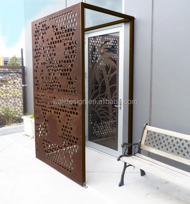outdoor decorative perforated sheet metal panels