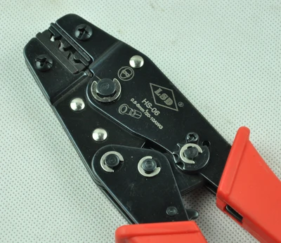 export newest HS-06 hand crimping pliers for 1.25-6mm2 non-insulated cable connector easy use cable lug crimping tool