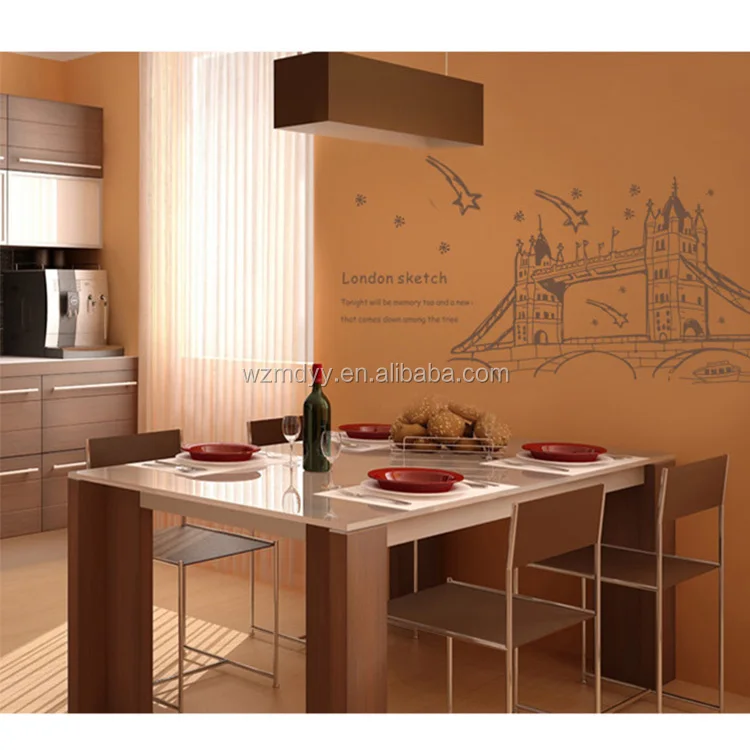 London bridge design home decoration wall sticker removable diy wall sticker