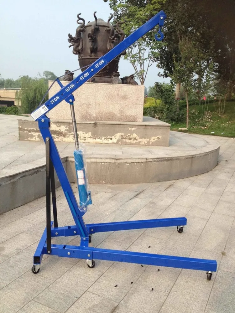2 Ton Folding Engine Hoist Hydraulic Lifting Hoist Shop Crane