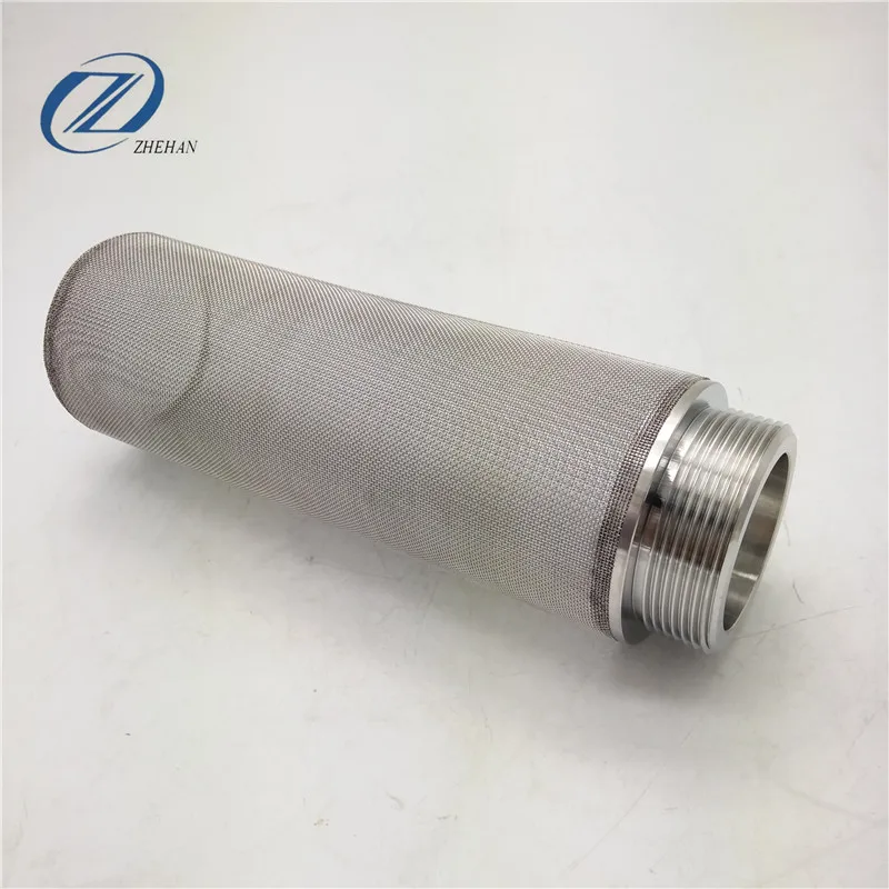 Customized perforated stainless steel wire mesh cylinder/pipe/tube filter