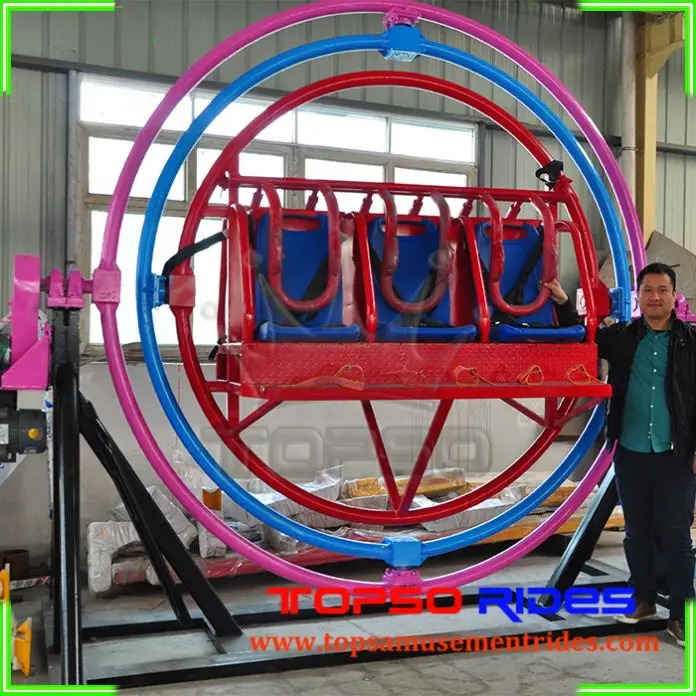 Topso Outdoor And Indoor Amusement Rides Human Gyroscope For Sale