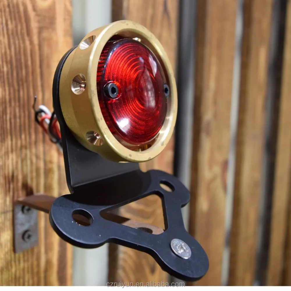 
Round vintage tail lights new motorcycle custom tail light for harley LED retro tail light for motorcycle harley 