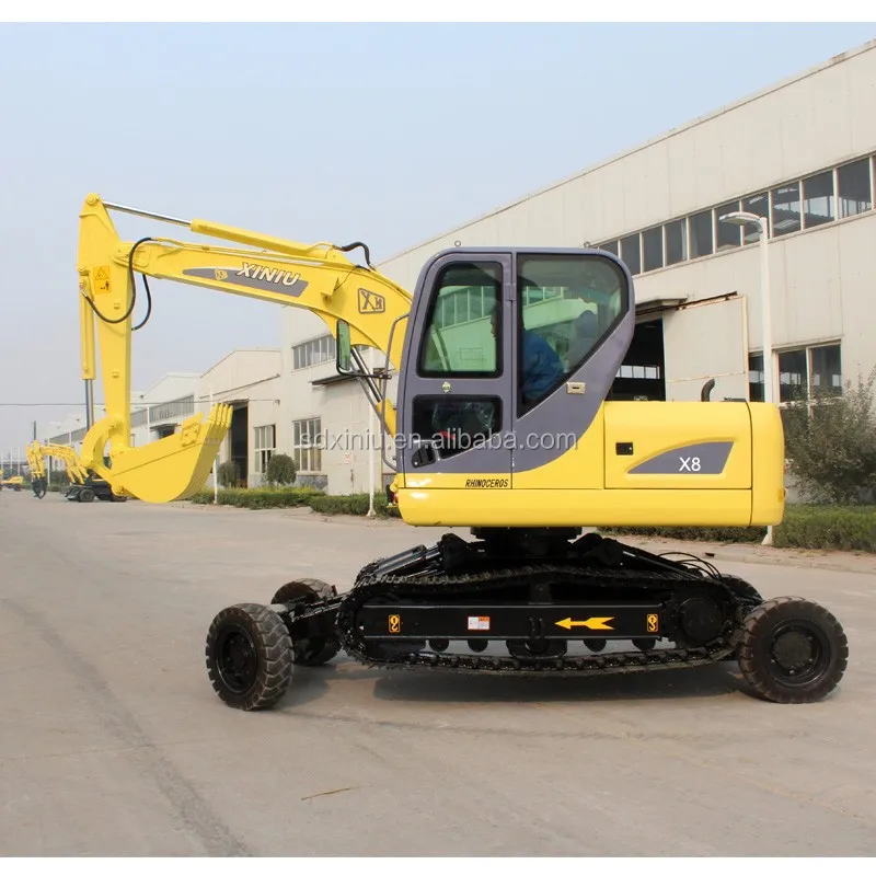 Xiniu и колесо гусеничного паук шагающий экскаватор Китай X8