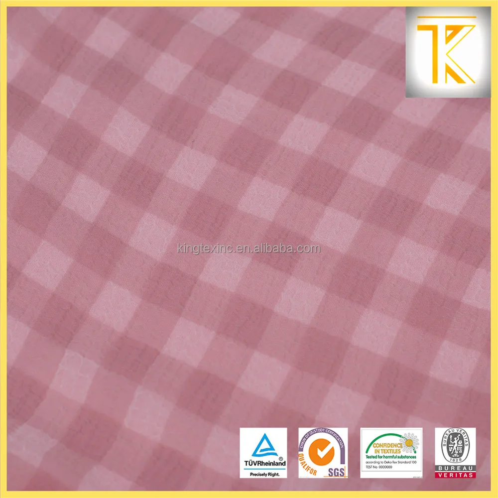 
2019 wholesale high price quality sparkle paris heavy chiffon fabric Pink square fabrics 