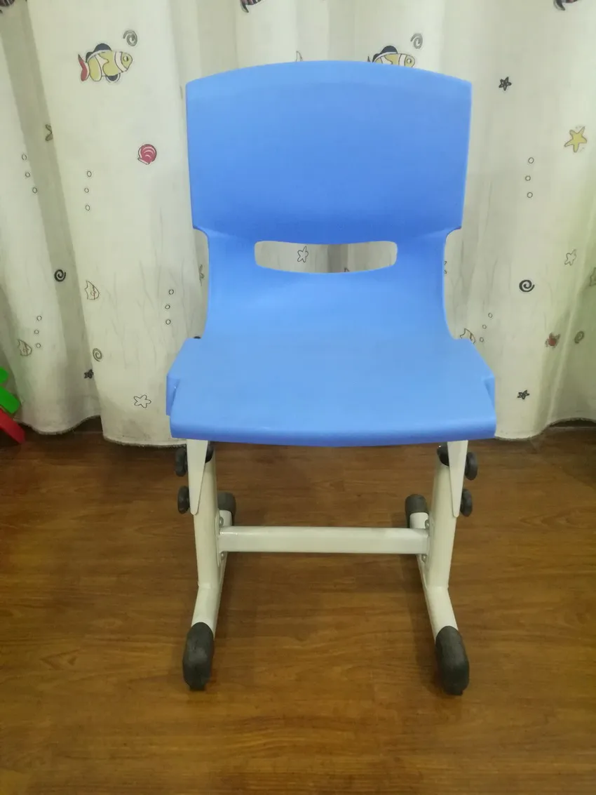 school classroom chair student furniture adjustable height durable plastic material