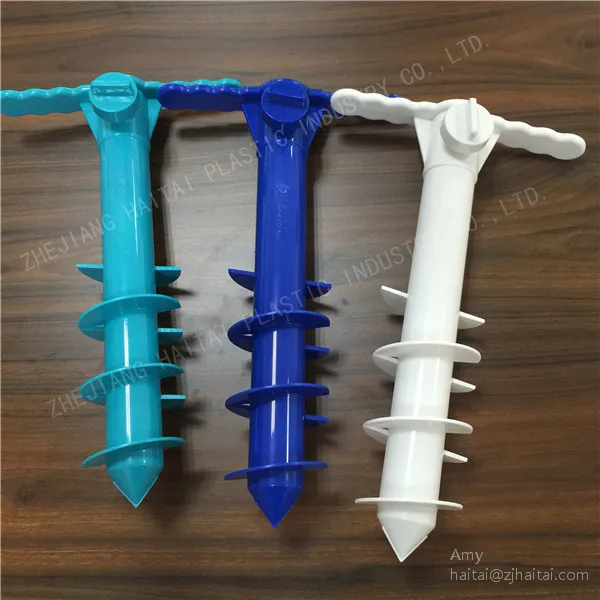 Plastic Umbrella Anchors Auger for Beach Umbrellas