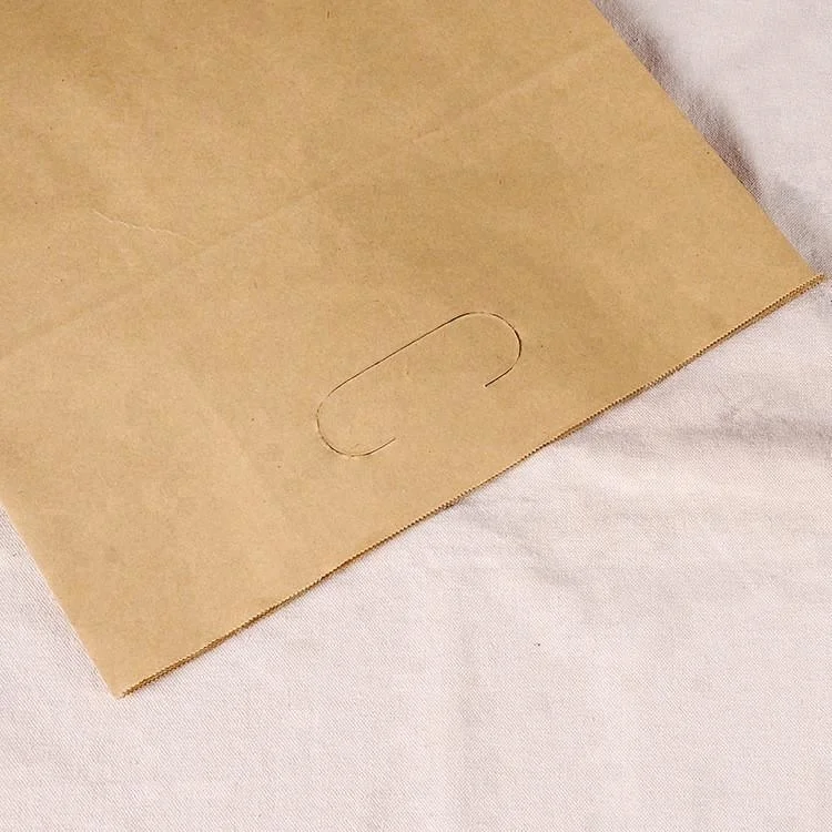 Custom printing fast food takeaway kraft paper bags