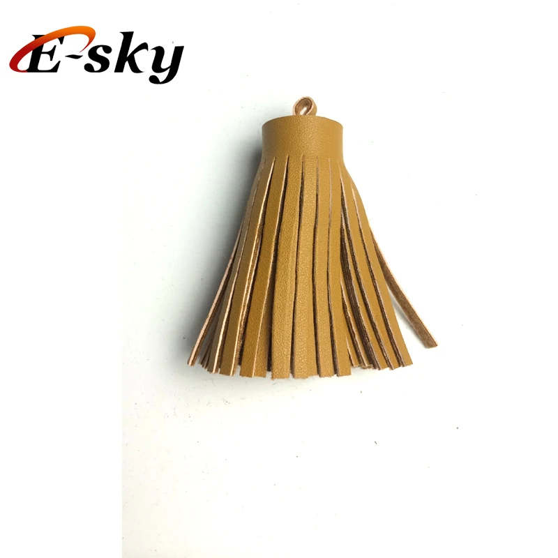 
Hot sale colorful cheap big bulk tassel key chain decorative leather tassel 