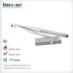 D205B parallel arm  hydraulic sliding door closer for fire door door closer with hold open slide channel