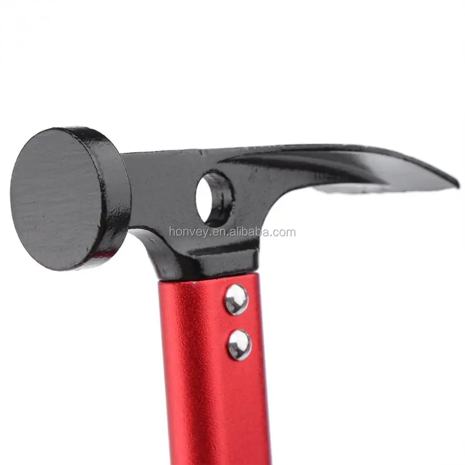 
Outdoor Camping Tent Peg Stake Hammer Nail Puller Extractor Multifunctional Tool With Aluminum Handle 