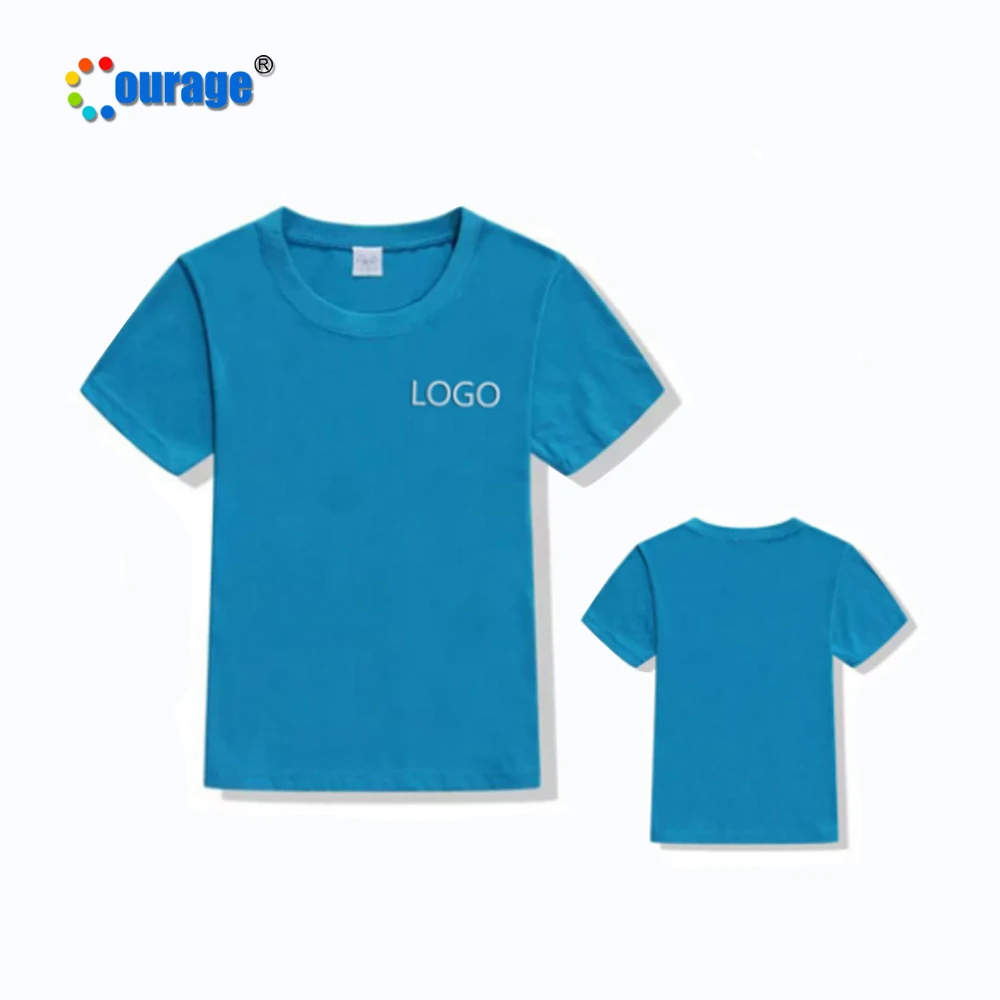 Comfortable Spandex Short Sleeve Children T-shirt With Custom Logo