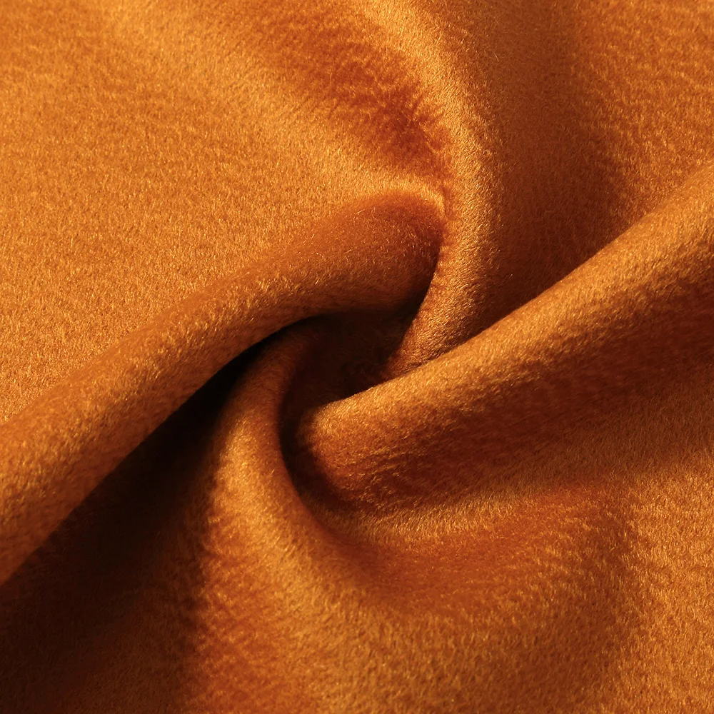 Wholesale double face fleece woolen 100% wool suit fabric