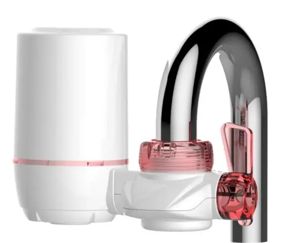 Faucet Water Filter, Faucet Tap Water filtration System with Carbon Fiber Filter, Fits standard faucets