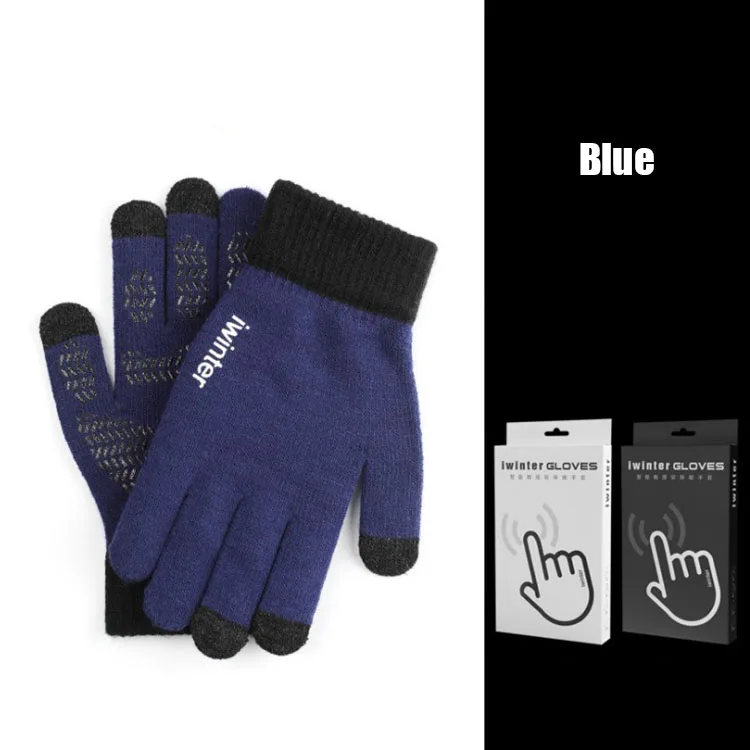 Горячая Распродажа, теплые варежки для сенсорного экрана, перчатки для зимы