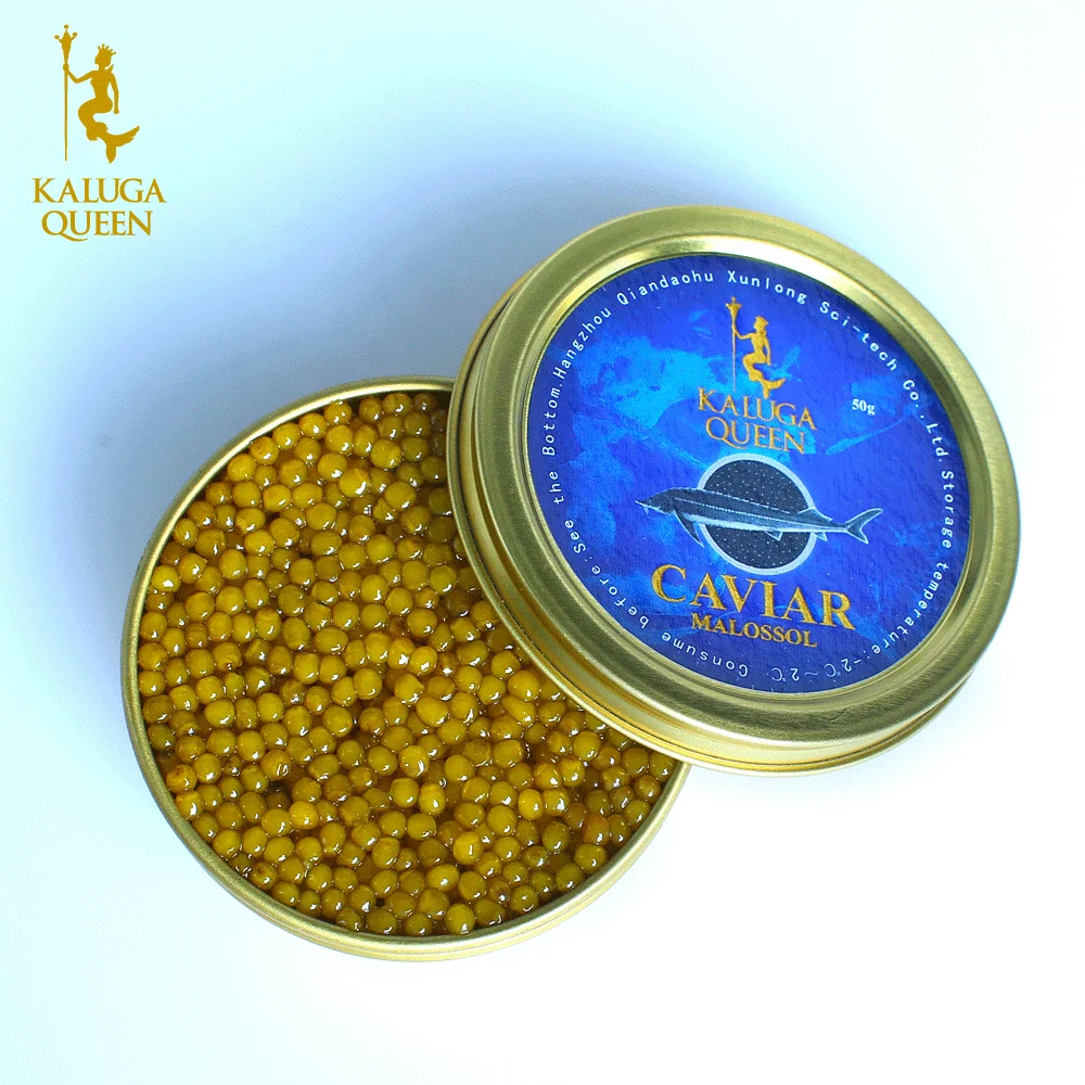 Delicious instant high quality vacuum packaging Hybrid sturgeon caviar best caviar in the world