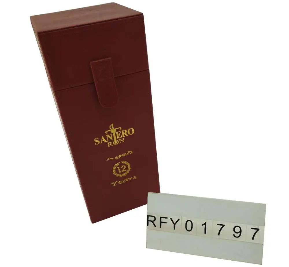 Деревянная Подарочная коробка из искусственной кожи ручной работы с дизайном под заказ