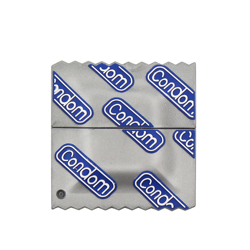 Creative Promotion Gifts Penis Shaped Usb Stick  Condom Model Pvc Usb Flash Drive 1-64Gb