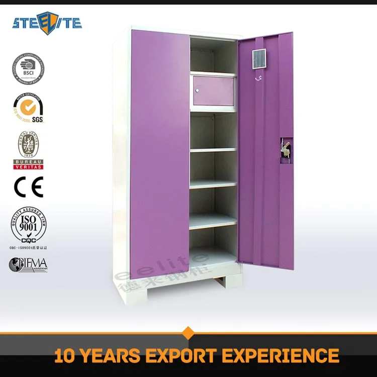 Modern Home Furniture Steel Cupboard Price Cheap Folding Cupboard Wardrobe