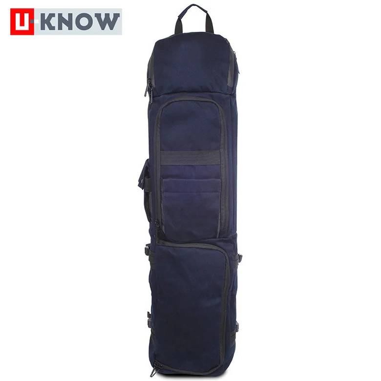 Field hockey backpack 110cm large size waterproof customized field hockey stick bags for 4 sticks with stick slot