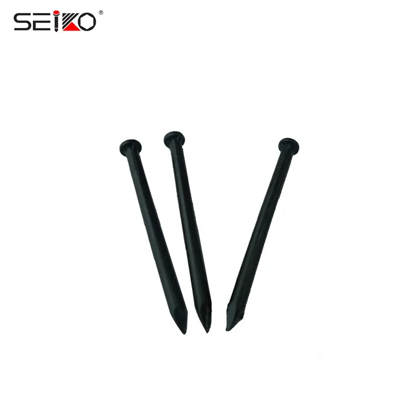 Black Round Head Concrete Nails