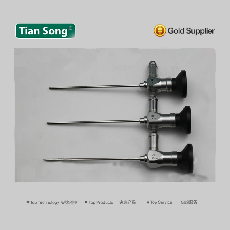 2.7mm Rigid Optic Endoscope with sheath 0deg Otoscope autoclave endoscope