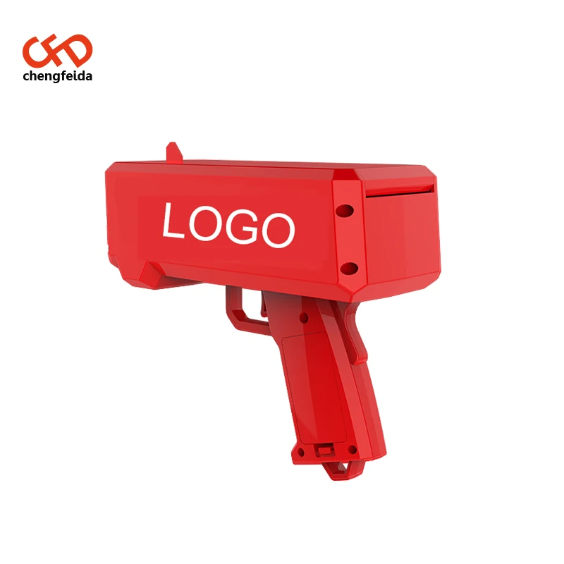 
Red Super Money Gun Money Rain Drop Gun, Paper Playing Money Gun 