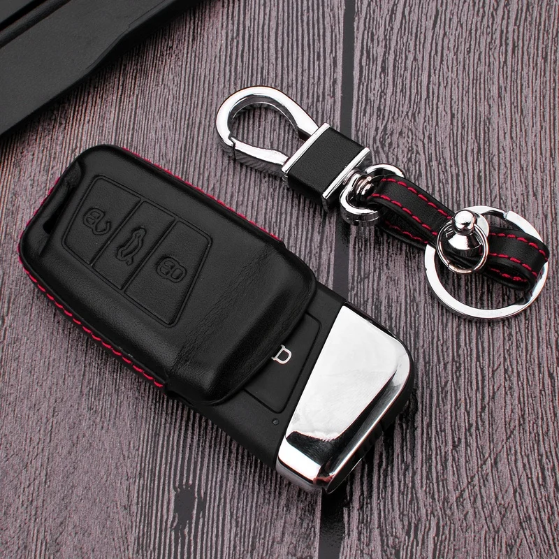 4d Heat Setting Car key parts car leather key cover for VW Magotan Passat B8 CC A7 with Box