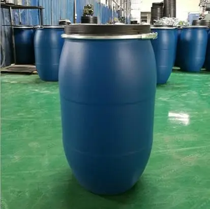 
210 liter HDPE clean used plastic drums barrels for chemical packing 
