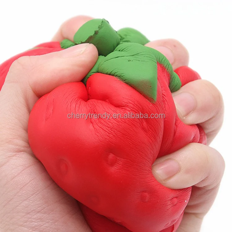 
Slow Rising Jumbo Strawberry Squishy 