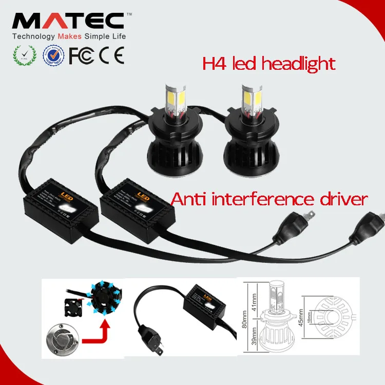 led лампочка свет авто h4 светодиодные автолампы н4 головной свет фара авто